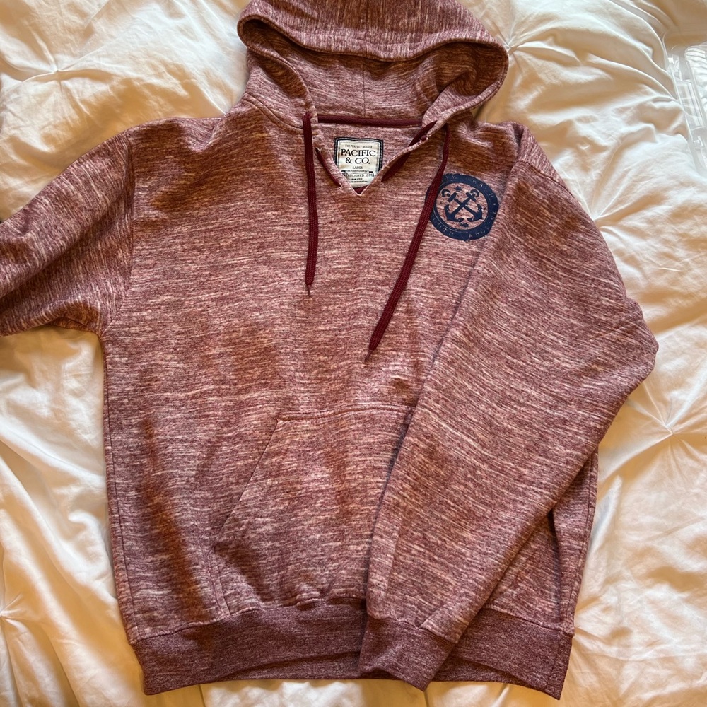 Maroon Beach Hoodie